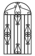 Luxury Land and Homes black gate logo