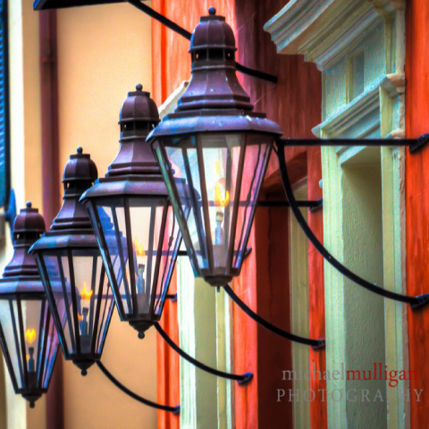 historic Charleston gas lanterns